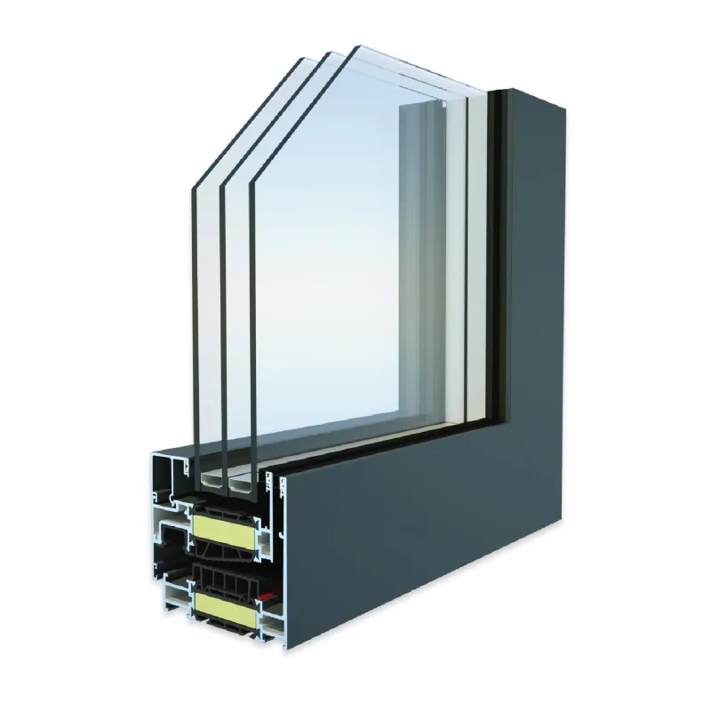 Aluminium: DECALU 88 Hidden (Drehkippfenster und Balkontüren)