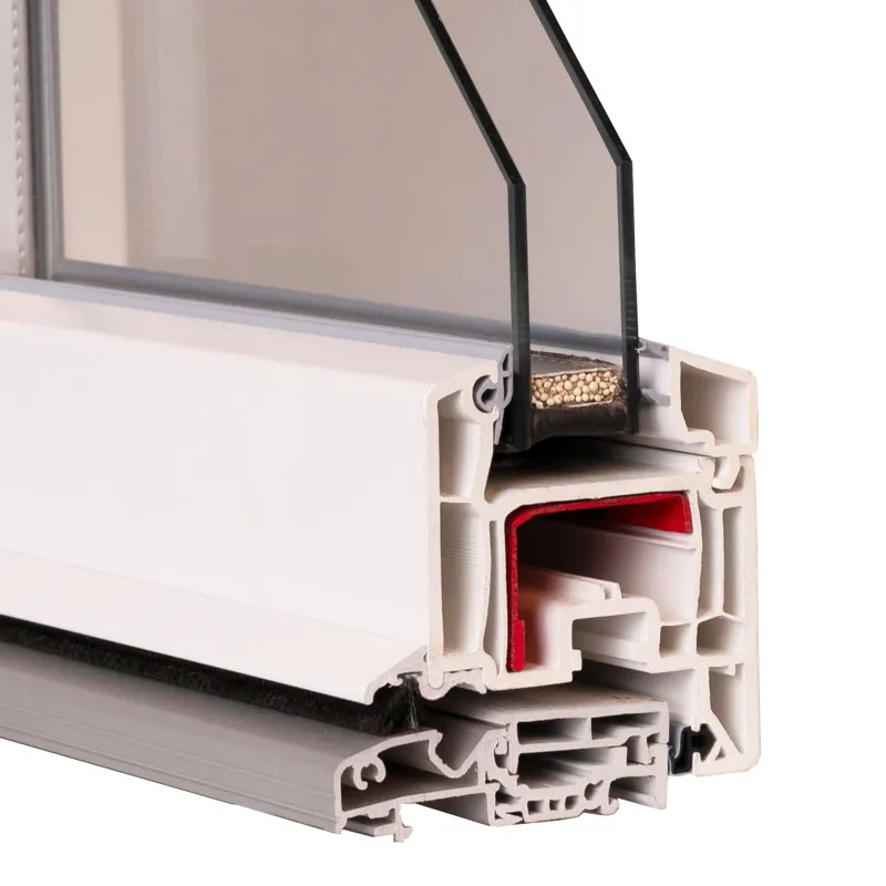 VEKA SL 70: VEKA Softline 70 mit Alu-Schwelle