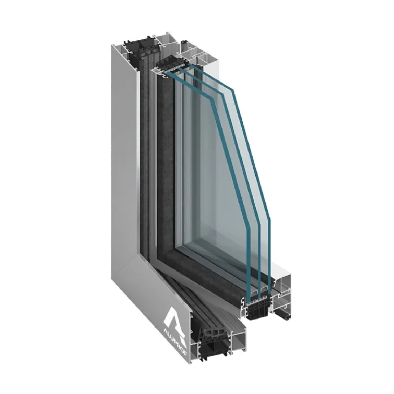 Aluminium: MB-86US (Drehkippfenster und Balkontüren)